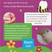 flyer borstvoedingcafe ede flyer borstvoedingcafe ede